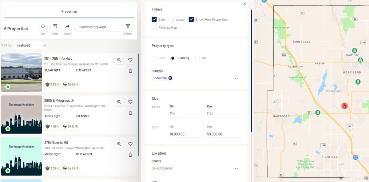 EDWC Launches New Sites and Buildings Tool